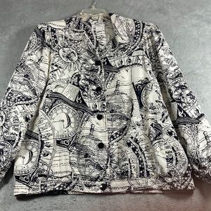 Da-Rue Of California Light Weight Lined Jacket Size 16